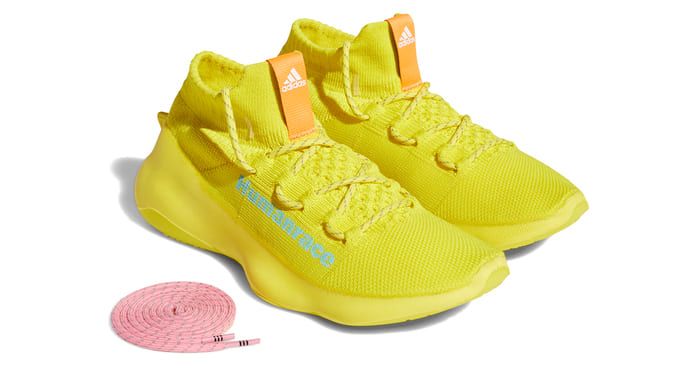 các mẫu giày pharrell x adidas humanrace ichona shock yellow đẹp